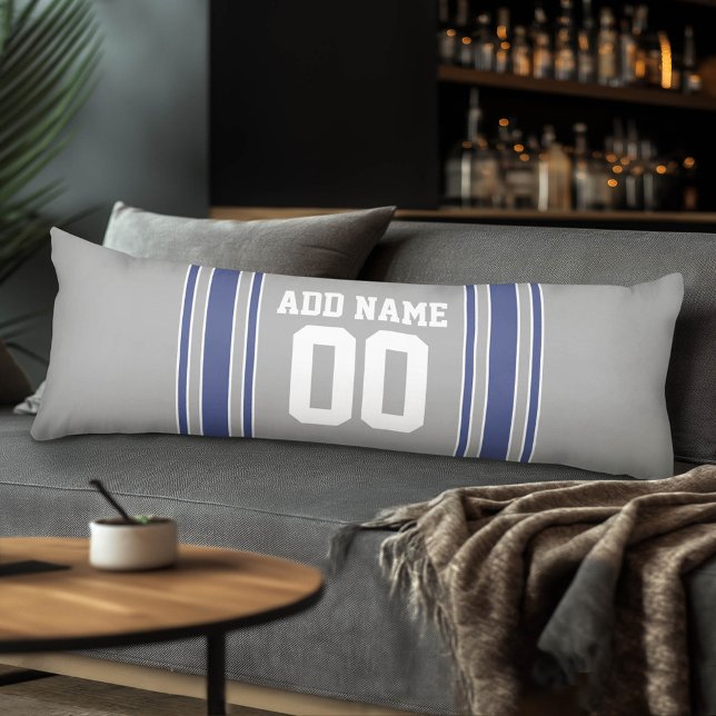 Team Jersey with Custom Name and Number Body Cushion (Custom Body Pillow with a Sports Theme)