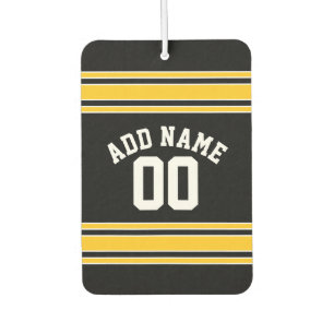 Team Jersey with Custom Name and Number Car Air Freshener
