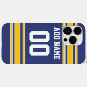 Team Jersey with Custom Name and Number Case-Mate iPhone Case (Back (Horizontal))