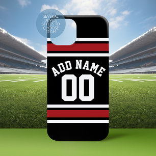 Team Jersey with Custom Name and Number iPhone 15 Case
