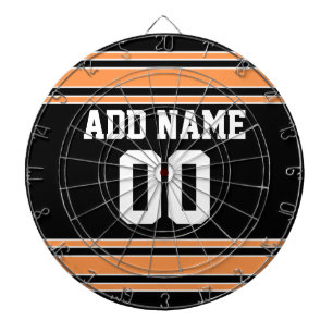Team Jersey with Custom Name and Number Dartboard