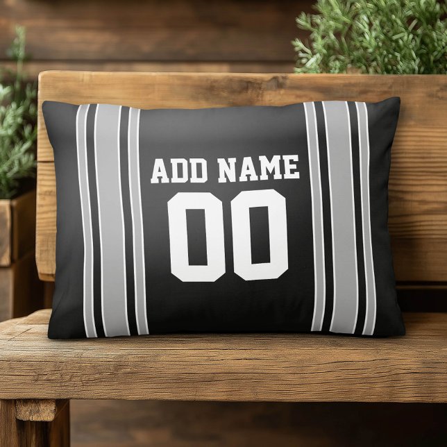 Team Jersey with Custom Name and Number Decorative Cushion (Custom Pillow)