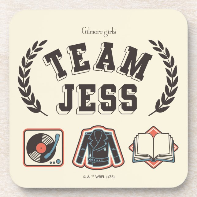 Team Jess Gilmore Girls Design Coaster (Front)