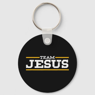 Team Jesus Christ Chrisitian Catholic Orthodox God Key Ring