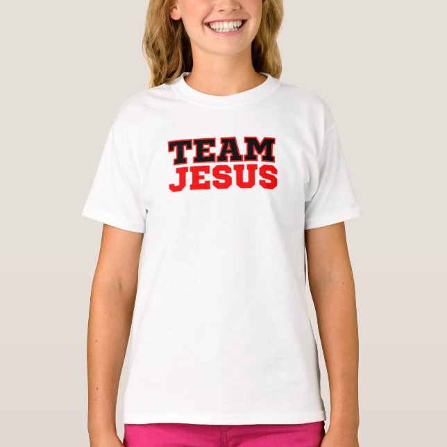 Team Jesus Christian Faith T-Shirt (Front)