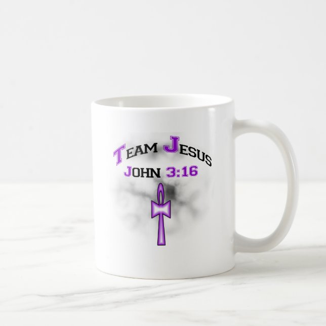 Team Jesus Christian John 316 Coffee Mug (Right)