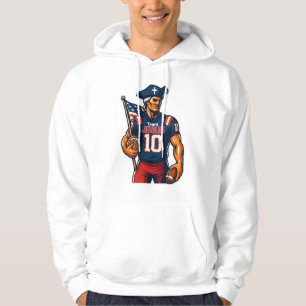 Team JESUS Football 10 - Christian Hoodie