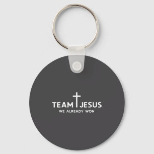 Team Jesus Matching Christian Group Couple Friends Key Ring