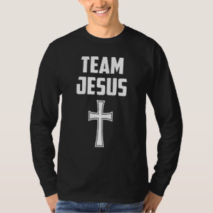 Team Jesus Men Women Kids Christian Cross T-Shirt
