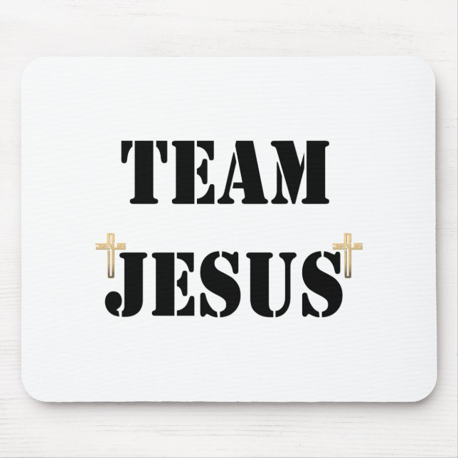 Team Jesus Mouse Pad (Front)