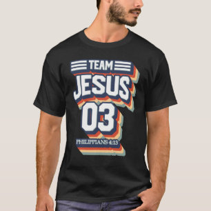 Team Jesus No 03 Warrior Member Christian Men Wome T-Shirt