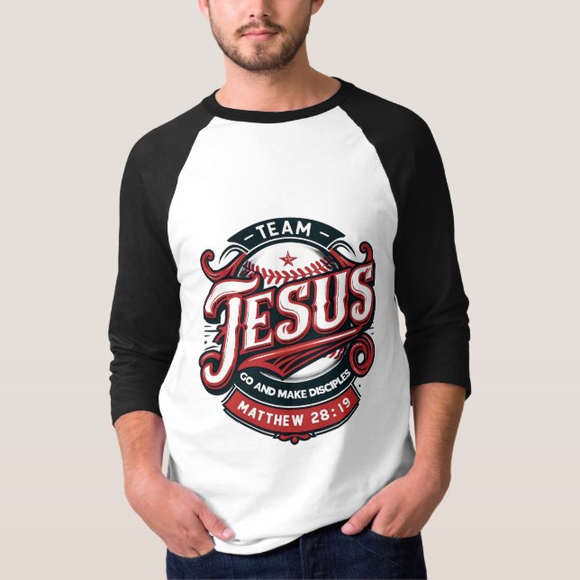 Team Jesus Raglan Shirt (Front)
