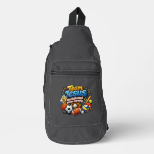 Team JESUS undefeated since eternity - Christian Sling Bag