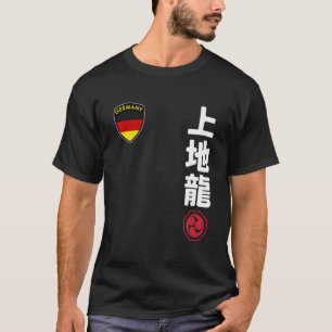 Team Karate Uechi Ryu German Flag Japanese Martial T-Shirt