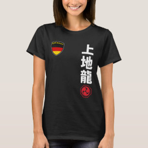 Team Karate Uechi Ryu German Flag Japanese Martial T-Shirt