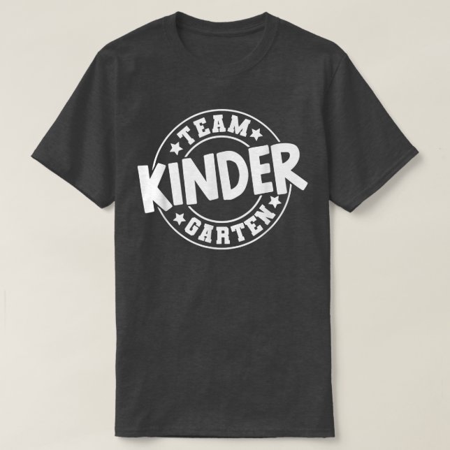 Team Kindergarten, Elementary school Teacher Stude T-Shirt (Design Front)
