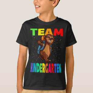 Team Kindergarten Sloth Back To School T-Shirt