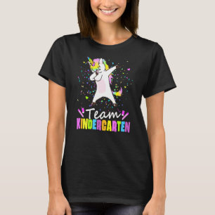 Team Kindergarten Unicorn Back To School T-Shirt