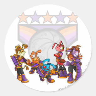 Team Kreludor Group Classic Round Sticker