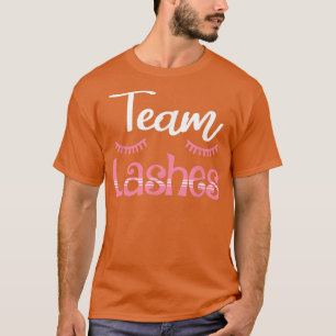 Team Lashes Team Staches Pink Or Blue Gender Revea T-Shirt
