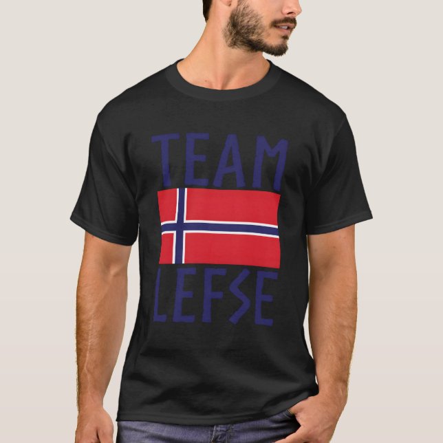 Team Lefse Norwegian Lefse Making T-Shirt (Front)