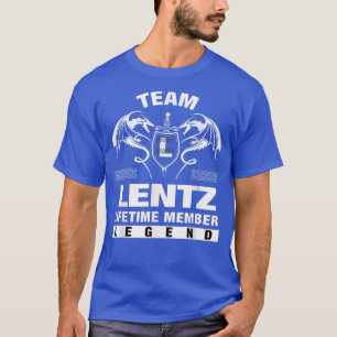Team LENTZ Lifetime Member Gifts T-Shirt