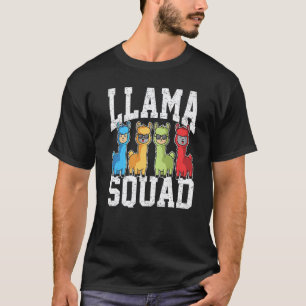 Team Llama Squad Animal For Men Women Fun Squad T-Shirt