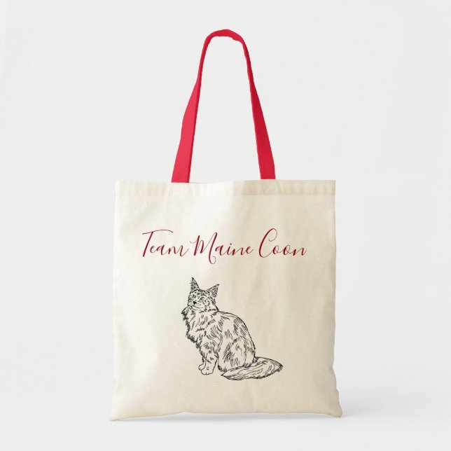 Team Maine Coon tote (Front)
