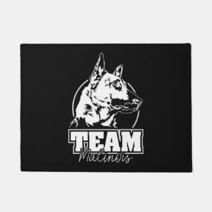 Team Malinois Belgian Shepherd Dog dogsport Doormat