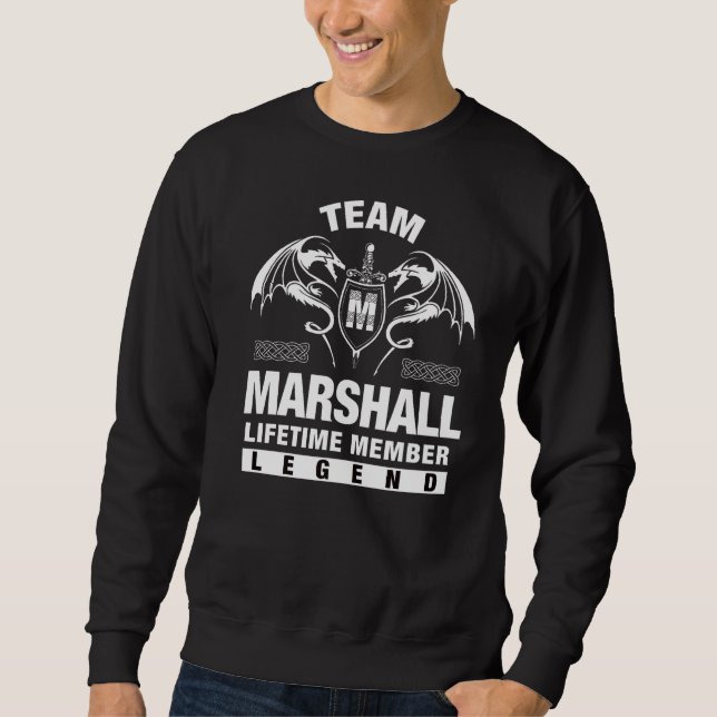 Team Marshall Lifetime Member   Sweatshirt (Front)