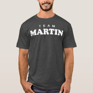 Team Martin Personalised Surname Bride Groom Famil T-Shirt