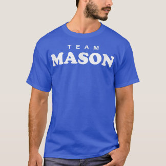 Team Mason Personalised Surname Bride Groom Family T-Shirt