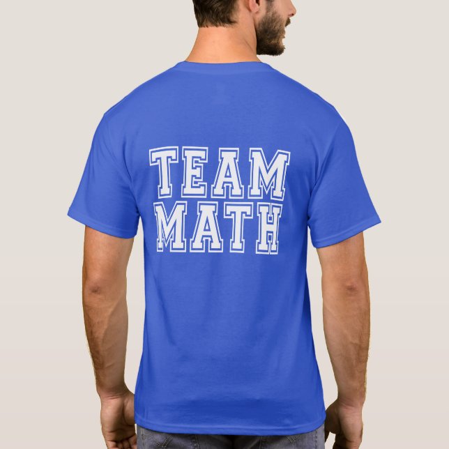 Team Math T-Shirt (Back)