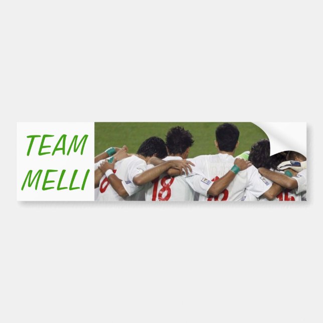 Team Melli... Bumper Sticker (Front)