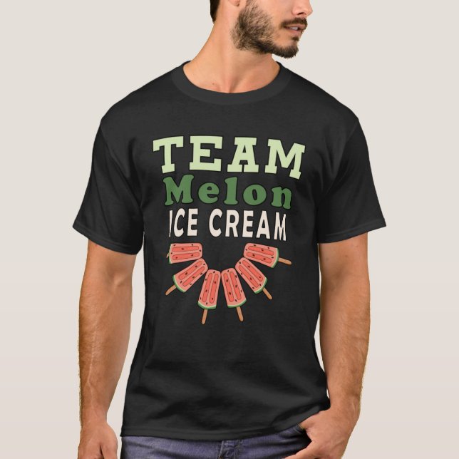 Team Melon Ice Cream Melon  Costume T-Shirt (Front)