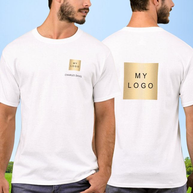 Team member name logo business T-Shirt (Creator Uploaded)