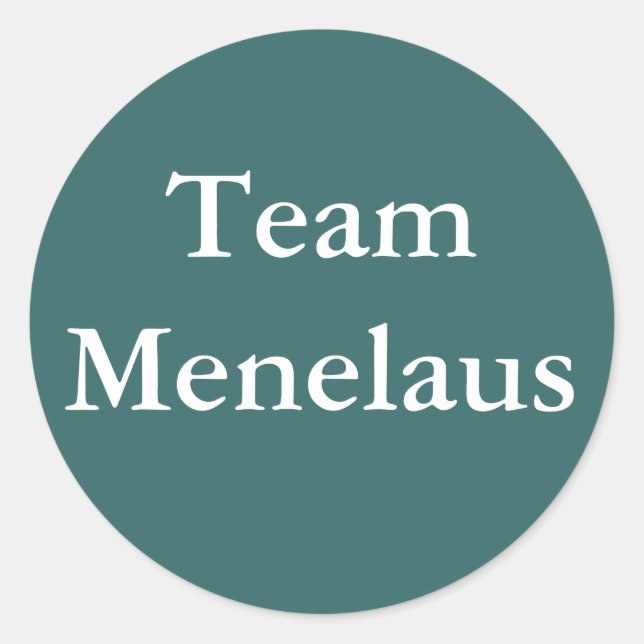 Team Menelaus sticker (Front)