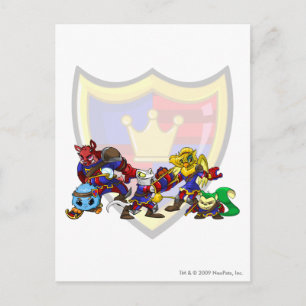 Team Meridell Group Postcard