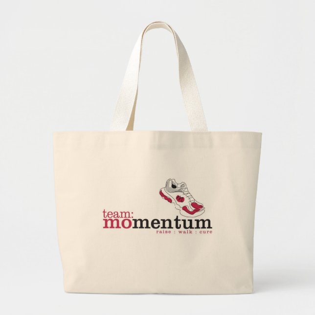 Team Mo Large Tote Bag (Front)