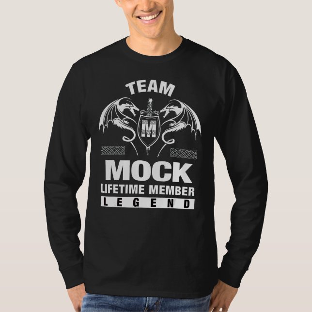 Team Mock Lifetime Member T-Shirt (Front)