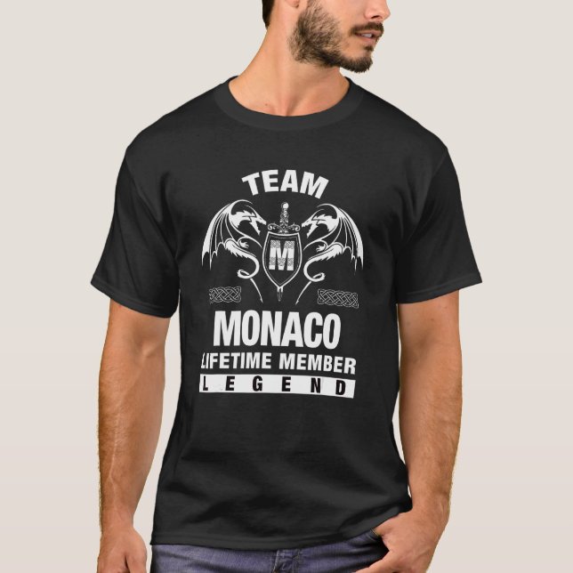 Team Monaco Lifetime Member T-Shirt (Front)