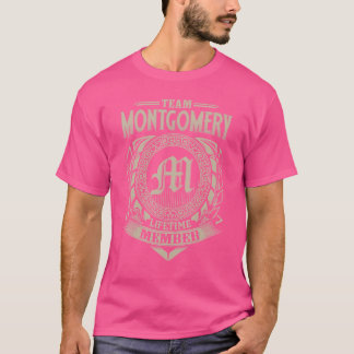 Team Montgomery Lifetime Member Vintage Montgomery T-Shirt