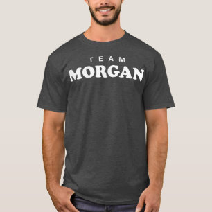 Team Morgan Personalised Surname Bride Groom Famil T-Shirt