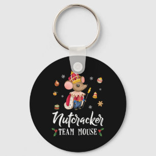 Team Mouse Nutcracker Christmas Dance Fun Soldier Key Ring