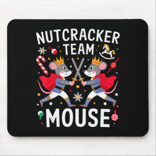 Team Mouse Nutcracker Shirt Christmas Dance Funny Pad