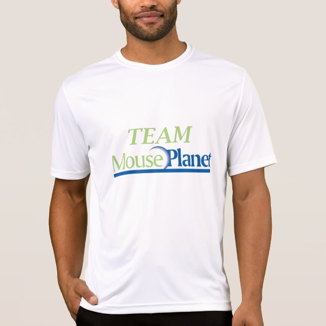 Team MousePlanet Men's microfiber T-shirt (Front)