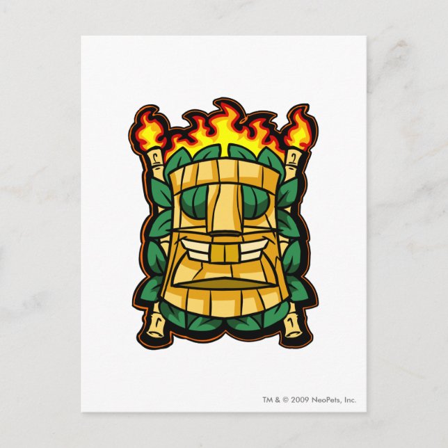 Team Mystery Island Logo Postcard (Front)