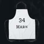 team name add player name date sports men  apron<br><div class="desc">design</div>