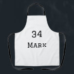 team name add player name date sports men  apron<br><div class="desc">design</div>