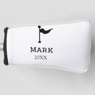 team name add player name date sports men flag golf head cover